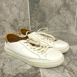 White Leather Soludos sneakers